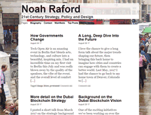 Tablet Screenshot of noahraford.com